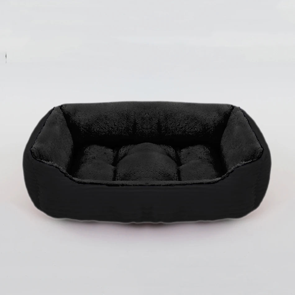 Square Plush Pet Sofa Bed Calm & Cosy Comfort