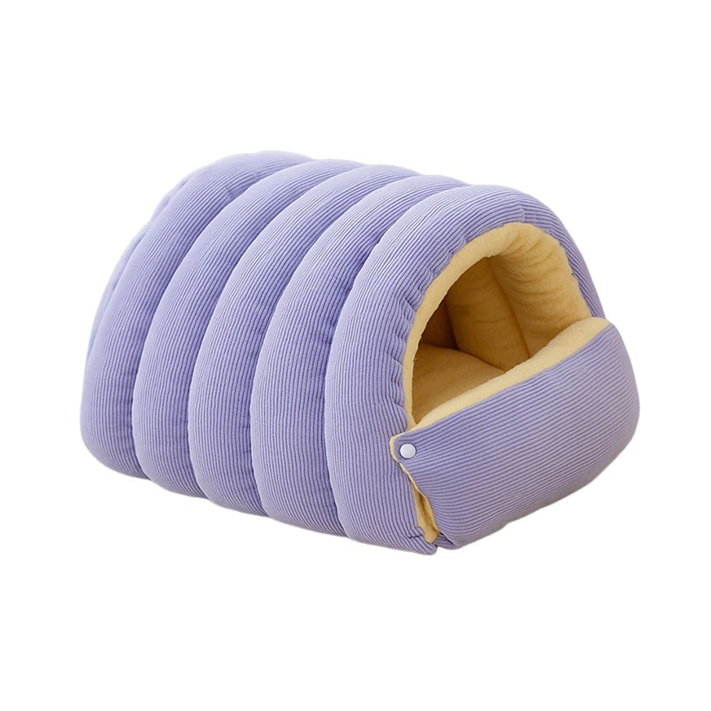 Cosy Plush Pet Cave Bed – Warm & Enclosed Comfort for Cats and Dogs