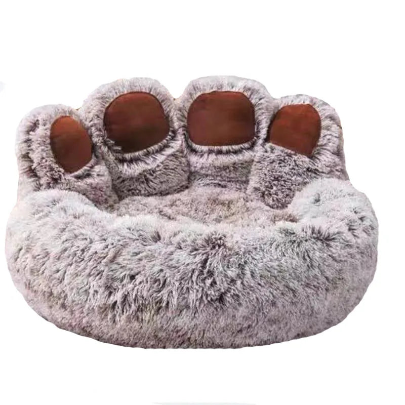 Fluffy Plush Pet Bed Warm & Cosy Comfort