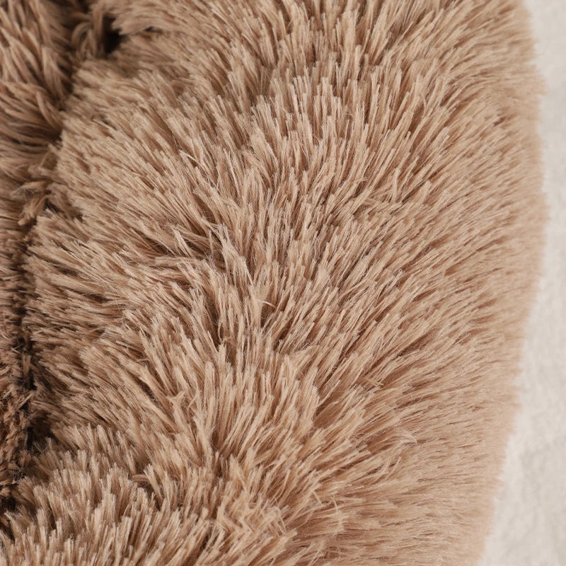 Fluffy Plush Pet Bed Warm & Cosy Comfort