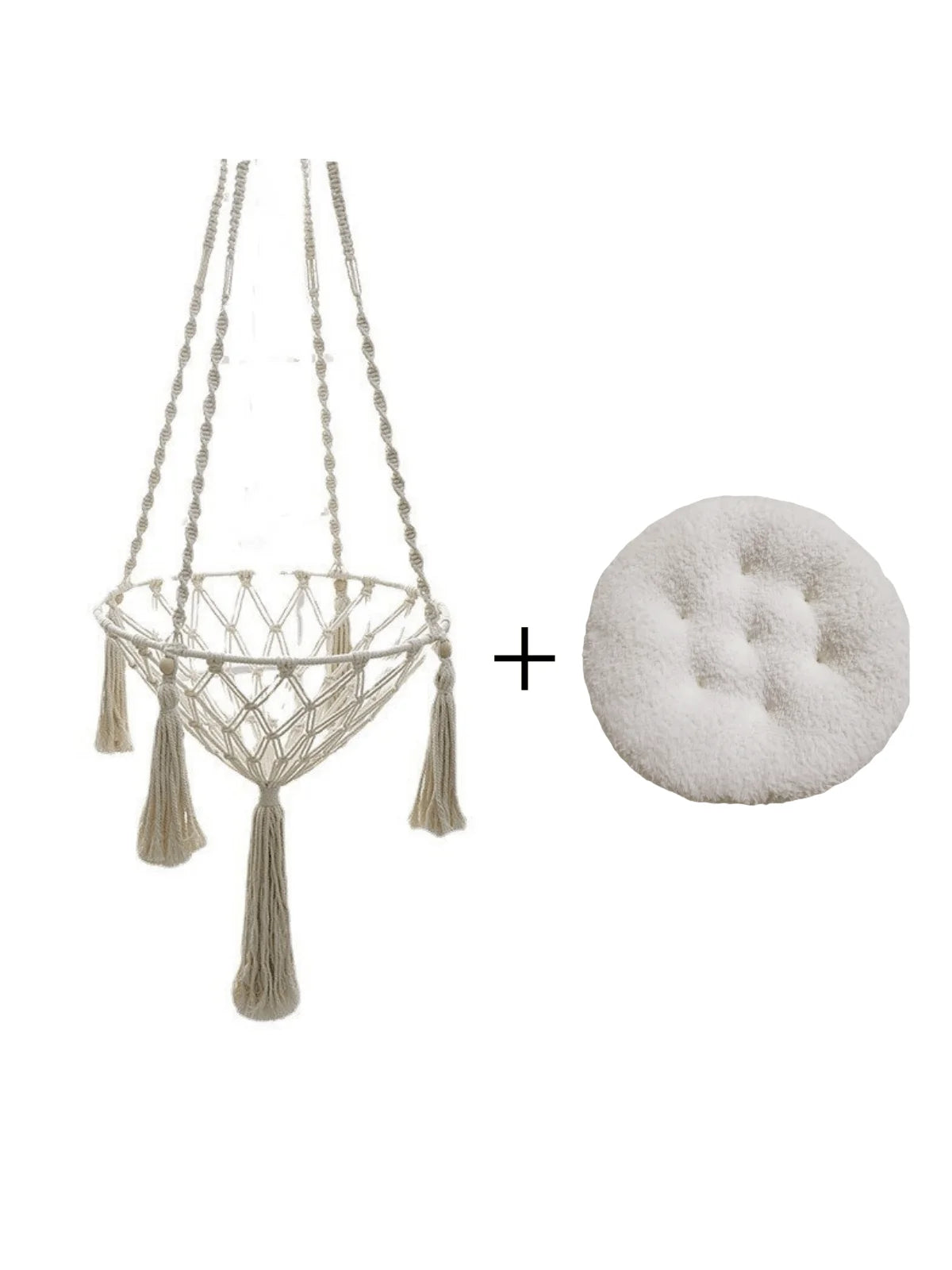 Handwoven Cat Hammock Bed Hanging Cotton Rope Nest