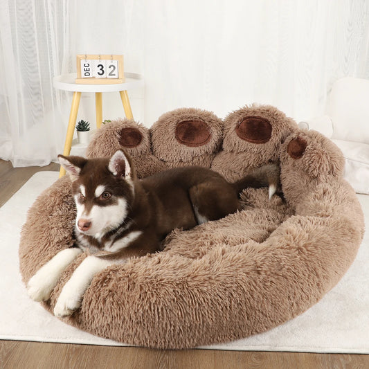 Fluffy Plush Pet Bed Warm & Cosy Comfort