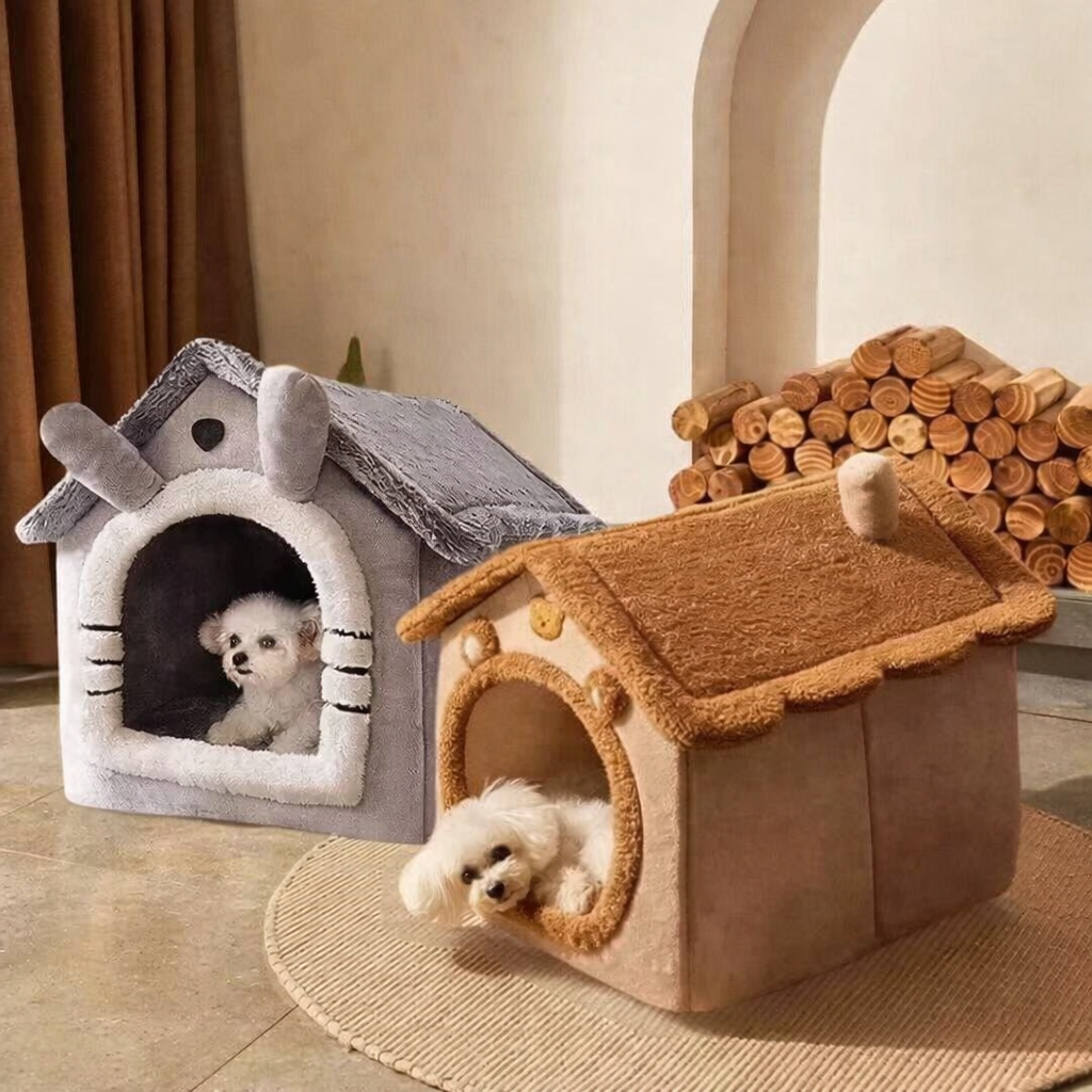 Enclosed Cat Nest Bed All-Season Safe Hideaway